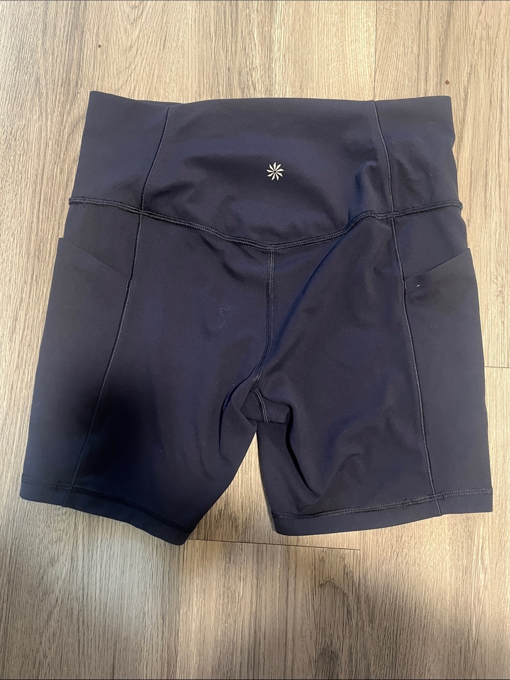 Athleta Salutation Stash 7” Short - Navy - Picture 3 of 3